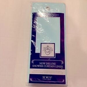 Mint Green Grommet Deluxe Shower Curtain Liner